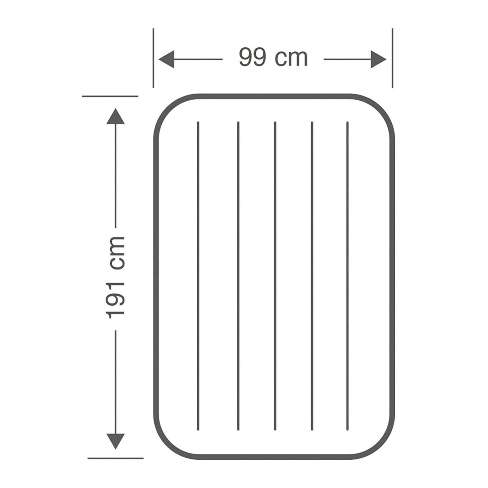 Twin Dura-Beam Prestige Air Bed Built-In USB Electric Pump for Easy Inflation and Deflation